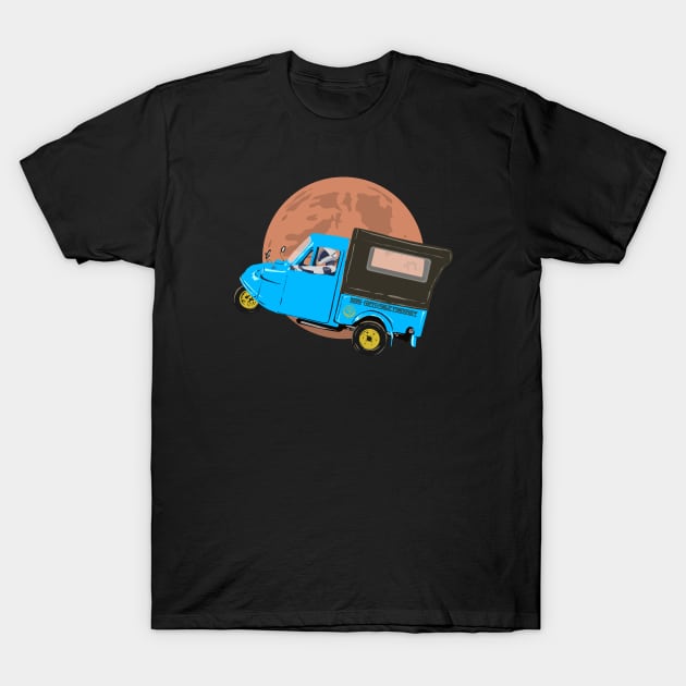 Tesla Starman X Bemo T-Shirt by JoniGepp